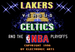 Lakers vs Celtics & NBA Playoffs Title Screen